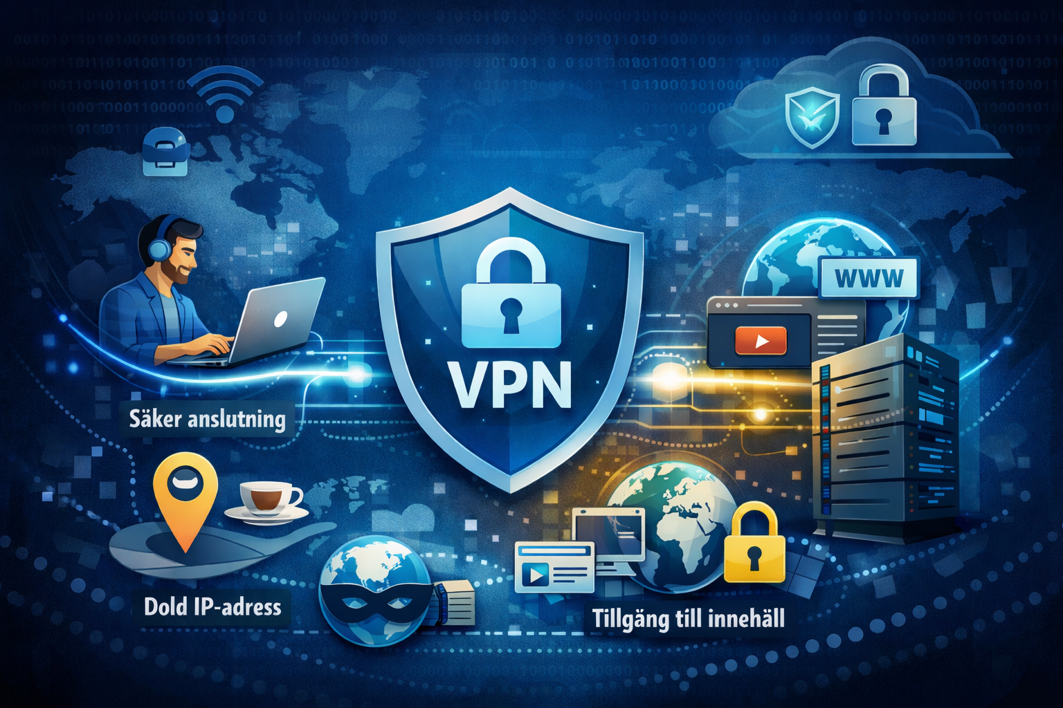 Läs mer om artikeln Vad är ett VPN, och hur fungerar det?