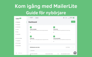 MailerLite för nybörjare