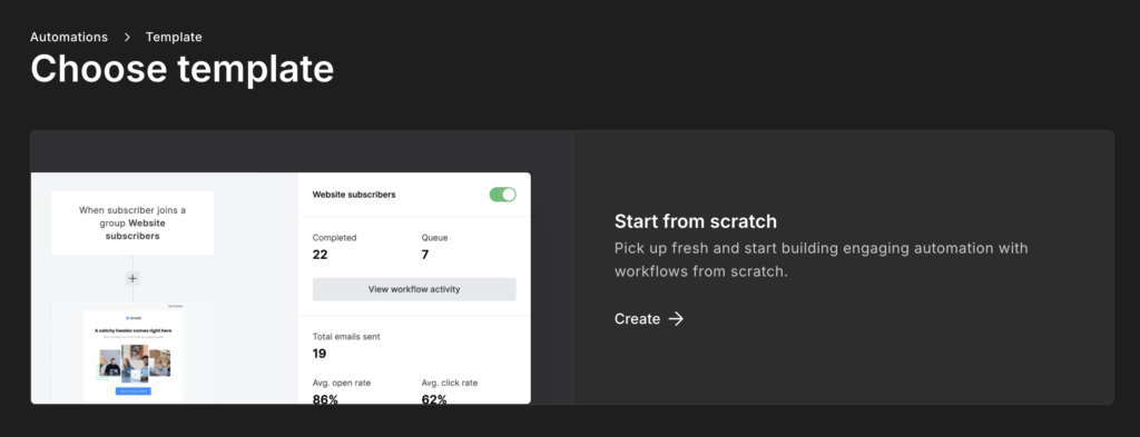 MailerLite Automation - hur man skapar en automation i MailerLite